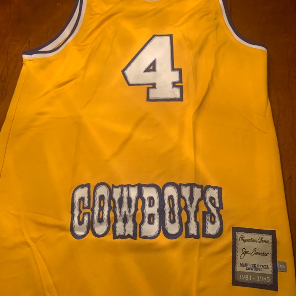 Joe Dumars  Mcneese State jersey size 60